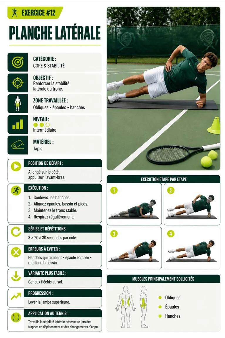 Page illustrée du guide de tennis 5